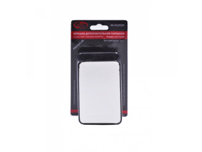 Зеркало дополнительное мертвой зоны прямоугольное внутрисалонное 110*70мм ПРЕМИУМ от AUTOVIRAZH Зеркало дополнительное мертвой зоны прямоугольное внутрисалонное 110*70мм ПРЕМИУМ