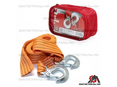 Трос буксировочный лента (4,5 м 4 т.) крюк/крюк "RedMark" от REDMARK Трос буксировочный лента (4,5 м 4 т.) крюк/крюк "RedMark"