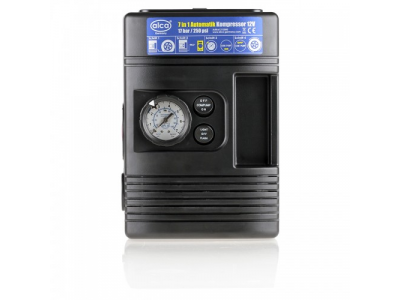 Компрессор "5 в 1" с насосом, фонарем и маячком от ALCA Компрессор "5 в 1" с насосом, фонарем и маячком