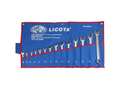 Набор ключей комбинированных 14 предметов 10-32 мм от LICOTA Набор ключей комбинированных 14 предметов 10-32 мм