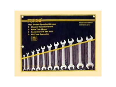 5112 Набор рожковых ключей 11пр. 6х7-24х27 от FORCE 5112 Набор рожковых ключей 11пр. 6х7-24х27