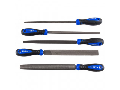 Набор напильников 200 мм с пластиковой рукояткой от LICOTA Набор напильников 200 мм с пластиковой рукояткой
