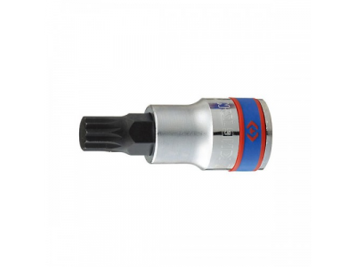 Насадка (бита) торцевая 1/2", SPLINE, M12, L = 60 мм, KING TONY