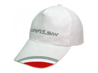 Бейсболка Kia Ceed SW, White, артикул R8480AC431K от KIA Бейсболка Kia Ceed SW, White, артикул R8480AC431K