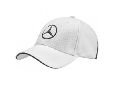 Бейсболка унисекс Mercedes-Benz Unisex Сap, Golf Selection, White, артикул B66954301 от Mercedes Бейсболка унисекс Mercedes-Benz Unisex Сap, Golf Selection, White, артикул B66954301
