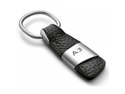 Брелок Audi A3 Key ring leather, артикул 3181400203 от VAG Брелок Audi A3 Key ring leather, артикул 3181400203