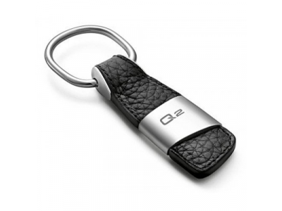 Брелок Audi Q2 Key ring leather, артикул 3181600600 от VAG Брелок Audi Q2 Key ring leather, артикул 3181600600