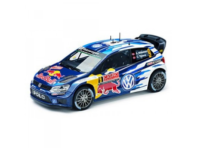 Модель автомобиля Volkswagen Polo R WRC, 1:18, Mikkelsen/Floene, артикул 6C1099302A от VAG Модель автомобиля Volkswagen Polo R WRC, 1:18, Mikkelsen/Floene, артикул 6C1099302A