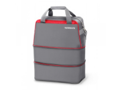 Сумка дорожная раскладывающаяся Nissan Travel Bag, Grey-Red, артикул 999C161BXX от NISSAN Сумка дорожная раскладывающаяся Nissan Travel Bag, Grey-Red, артикул 999C161BXX