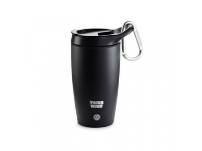 Термокружка Volkswagen Tough Work Thermo Mug, Black, артикул 2K0069604 от VAG Термокружка Volkswagen Tough Work Thermo Mug, Black, артикул 2K0069604