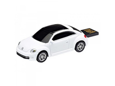 Флешка Volkswagen Beetle USB Flash drive 4Gb, White Candy, артикул 5C0087620B9A от VAG Флешка Volkswagen Beetle USB Flash drive 4Gb, White Candy, артикул 5C0087620B9A