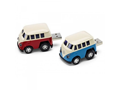 Флешка Volkswagen T1 Bulli USB-stick, Blue, артикул 211087620A274 от VAG Флешка Volkswagen T1 Bulli USB-stick, Blue, артикул 211087620A274