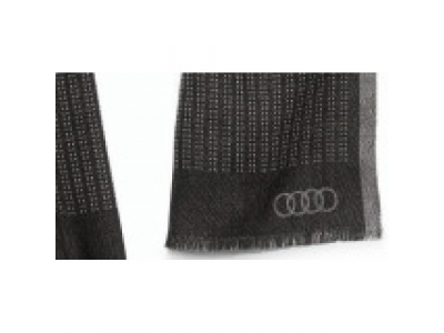 Шерстяной шарф Audi Wool scarf by PZero, black/grey