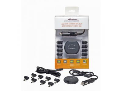 Зарядник для ноутбука AIRLINE универсальный 90Вт (адаптер USB) от Airline Зарядник для ноутбука AIRLINE универсальный 90Вт (адаптер USB)
